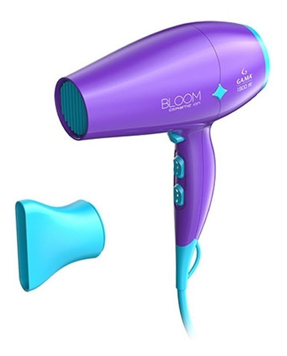Imagen 3 de 4 de Secador de pelo GA.MA Italy Bloom Diamond BECHD2227 violeta 110V/220V