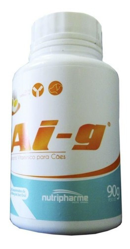 Ai-g 90 Comprimidos Suplemento Vitaminico Para Cães 1000mg