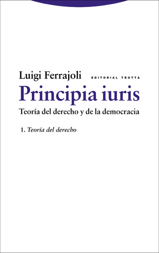 Principia Iuris Teoria Del Derecho Y De La Democracia - Ferr