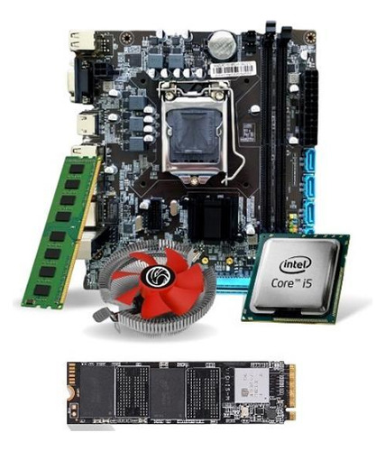 Kit Pl Mãe H81 + Proc I5 4570 + Memoria 16 Gb Ddr3 + Cooler+