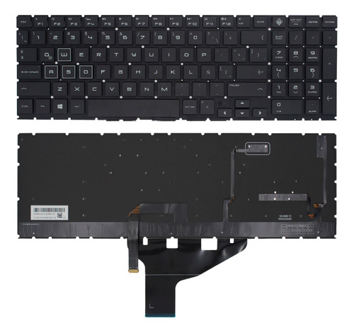 Teclado Hp Omen 15-dc0003la Dc0004la Dh0001la L24370-161 Ilu