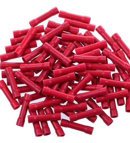 Conectores Airic Red Butt Crimp, 200 Piezas, 22-16 Awg, Butt