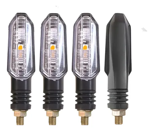 4 Pisca Seta Nxr Bros 150/160 Cg Titan Fan, Cbx,cb Xre Esquerdo/direito Preto