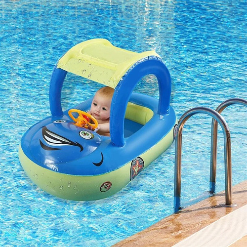 Flotador Inflable Para Coche De Natación Para Bebés Con Told