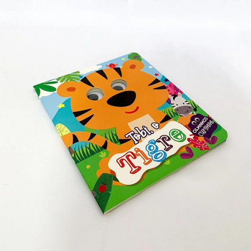Olhinhos Curiosos - Tobi, O Tigre - Com Olhinhos Que Mexem - Livro Infantil Físico