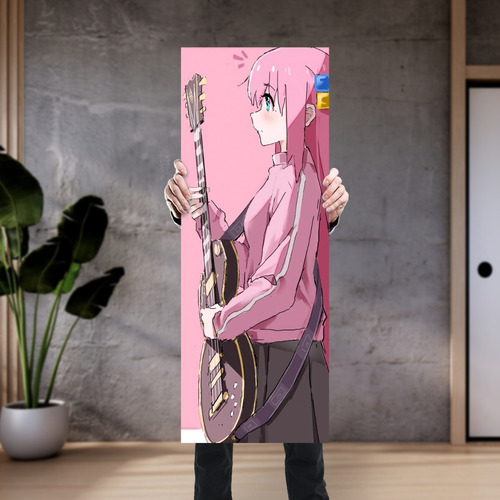 Imagen 4 de 8 de Cuadro Grande De Anime Bocchi The Rock Hitori Gotou
