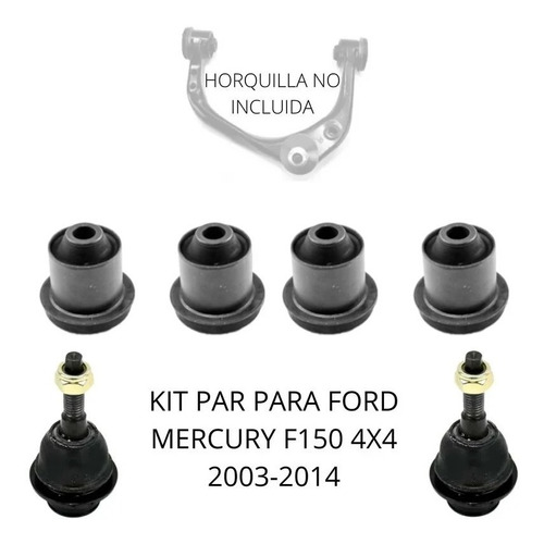 Kit Bujes Y Par Rotulas Para Ford Mercury F150 4x4 2003-2014