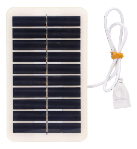 Cargador De Panel Solar Usb Para Exteriores De 5v 2w 400ma P