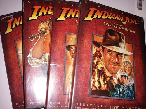 Indiana Jones Trilogia Bonus Region 1 Dvd X 4 Dob Sub Mdisk