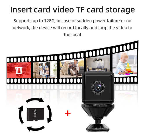 Mini Cámara De Seguridad Inteligente De Alta Resolución 4k