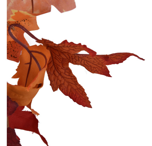 Guirnalda De Hojas De Arce De Otoño, Decoración Artificial D