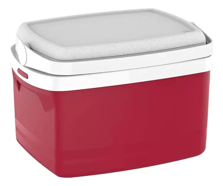 Caixa Térmica 12L Tropical Vermelha - Soprano