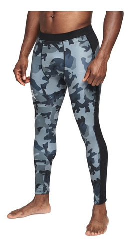 Imagen 2 de 6 de Calza De Compresión Leone Camo Ab953 Jiu Jitsu Mma Marcial