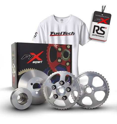 Kit Polia Ftx Vw Ap Comando + Água + Alternador + Auxiliar