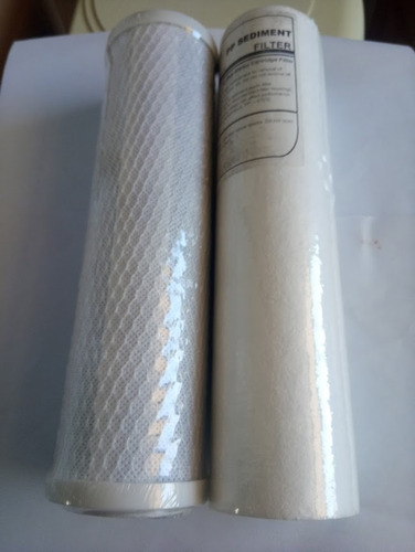 Imagen 4 de 8 de Repuesto Filtro Purificador Agua Doble Carbon + Sedimento