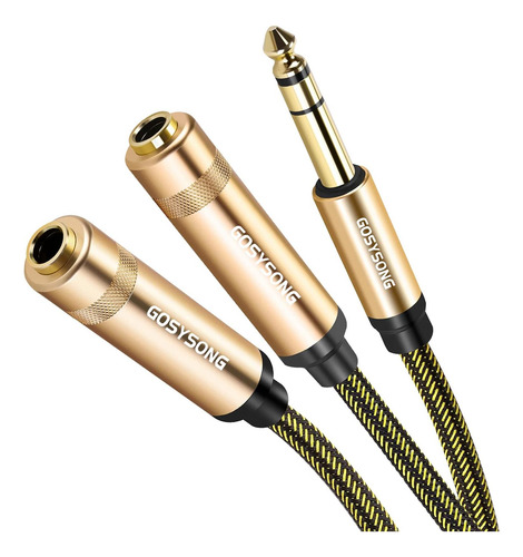 Cable Divisor Estéreo De Gosysong Adaptador Femenino A Doble