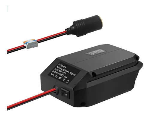 Convertitore Step-down Per Batterie 18V – Uscita DC 12V/5-13V, 10A, Efficienza ≥95%, Compatibile Con BL1815B, DCB200 E Altri