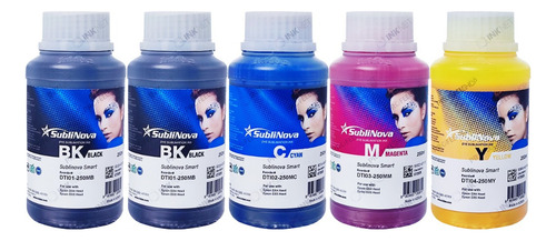 5 X250ml Tinta Sublimatica Inktec Sublinova Smart Ecotank
