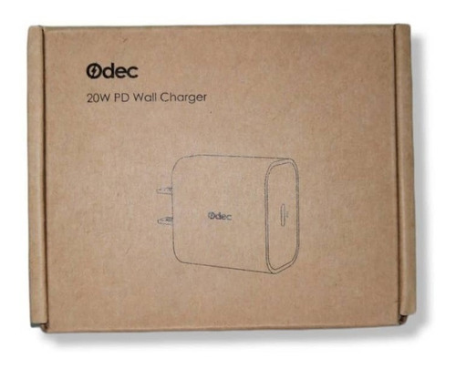 Taco Cubo Cargador Certificado Usb Tipo C Dec 20w