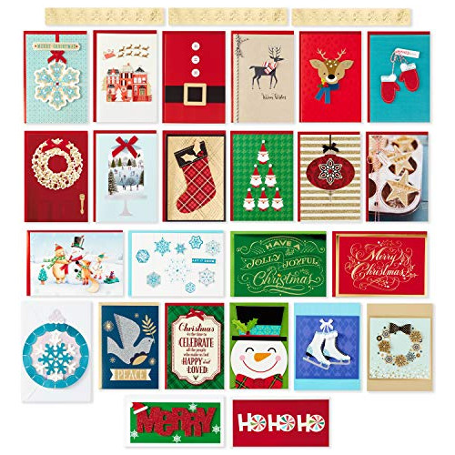 Surtido De Tarjetas Navideñas Hechas Mano Caja (juego ...
