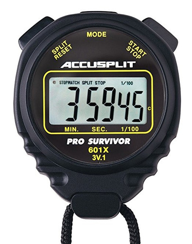 Accusplit Pro Superviviente - A601x Cronómetro, Reloj, Panta
