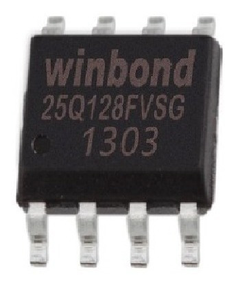 25q128fvsg 25q128 Winbond 3.3v Eprom Bios Virgem