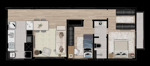 Imagem 19 de 22 de Apartamento No Vila Izabel De 54,91 M2 Com 2 Quartos - La25338.704-rede - La25338.704