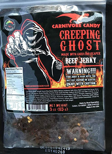 creeping Fantasma Carolina Del Reaper Beef Jerky (1) -3 Oz