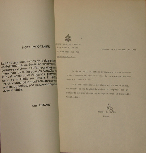 La Biblia En Poesía. Los Salmos De David -dr. Juan R. Mejía (Usado)