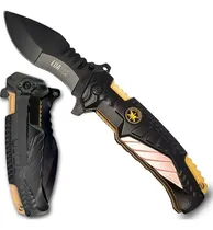 Comprar Canivete Tático Militar Dobravel Defesa Pessoal Faca Aço I Cor Canivete Tático Semi Automático