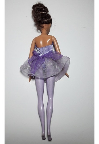 Muñeca Barbie Bailarina Ballet Violeta - Original De Mattel (Usado)