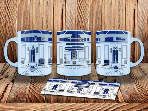 Taza R2-d2 Star Wars De Plástico 