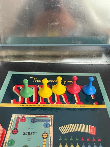 Vintage Juego De Mesa Sorry Versión 1958 (Usado)