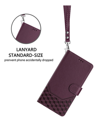 Funda Tipo Cartera Clásica Para Cubot A/ P/ Note/max Series Con Bloqueo Rfid, Correa De Muñeca, Ranuras Para Tarjetas, Cierre Magnético