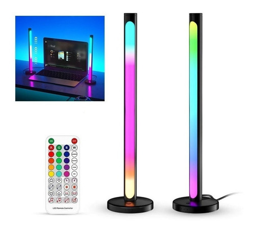 Barras Luz Rgb Tv Pc Bluetooth App Usb Ritmo Musica Voz