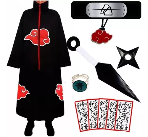 Camiseta Naruto Akatsuki Nuvem Anime Aldeia E Renegado