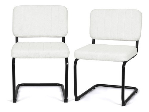 Homebeez Juego De 2 Sillas De Comedor Sin Brazos Sillas