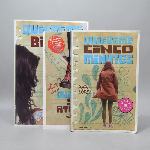 Tres Libros Quiéreme Si Te Atreves Cinco Minutos Bien J4