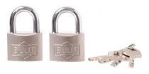 Comprar Candados Hermanados Bulit - Doble Traba A Bolilla N°40 Color Gris