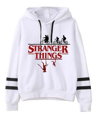 Sueteres Unisex Franjas  Stranger Things Estampado Digital 