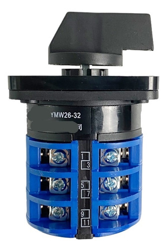 Interruptor De Leva Giratorio 3 Posiciones 690v 32a 3 Polos