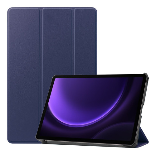 Funda De Cuero Con Patrón Para Tablet Galaxy Tab S9 Fe