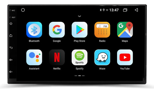 Central Multimidia Android Gps Carplay Espelhamento Kangoo