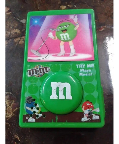 Dispensador De M&m Con Caja Musical De Colección Con Sonido