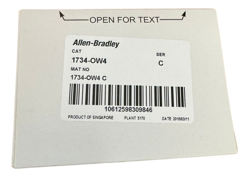 Tarjeta De 4 Salidas Allen-bradley 1734-ow4 Point I/o