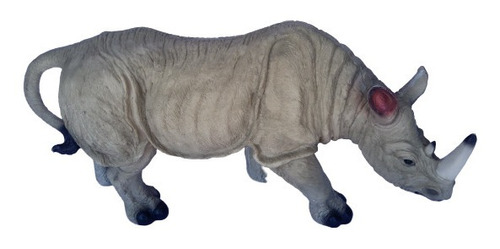 Rinoceronte Africano, Figura De Resina.