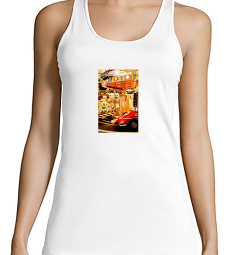 Musculosa Mujer Carrusel Calesita Caballo Parque Juegos M9