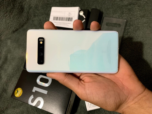 Celular Samsung Galaxy S10 Branco Prisma 128gb