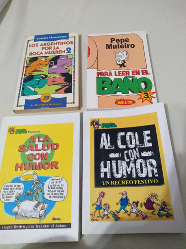 4 Libros De Chistes Pepe Muleiro Carlos Ulanovsky Panza Verd