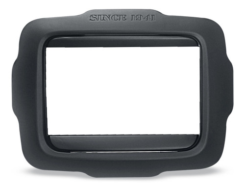 Moldura Rádio 2 Din Mp5 Renegade Preto Soft Emborrachado